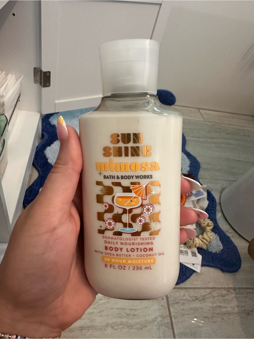 Bath & Body Works Sunshine Mimosa Body Lotion - White & Gold